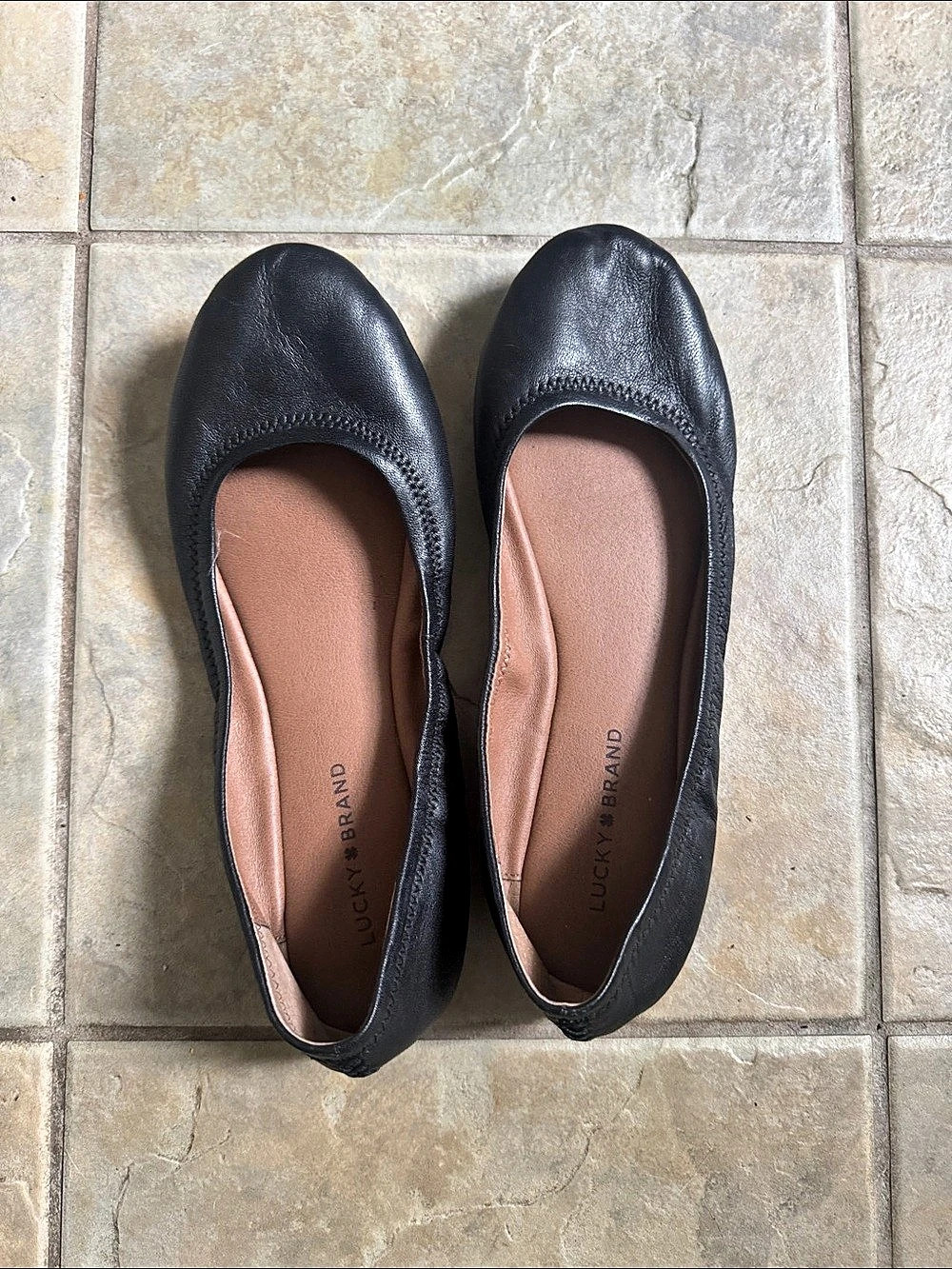 Lucky Brand Women's Black Ballet Flats
